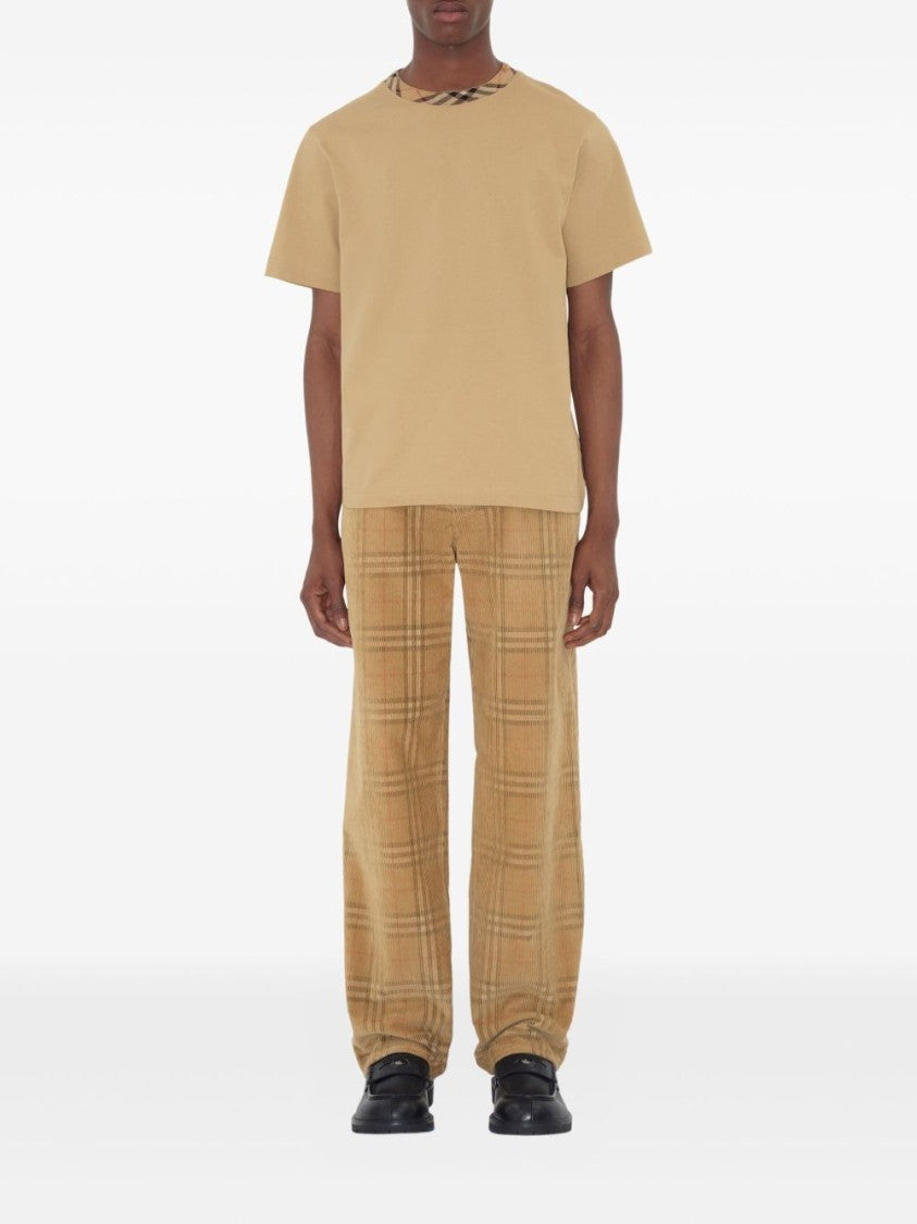 Burberry Sand Ip Check Trousers