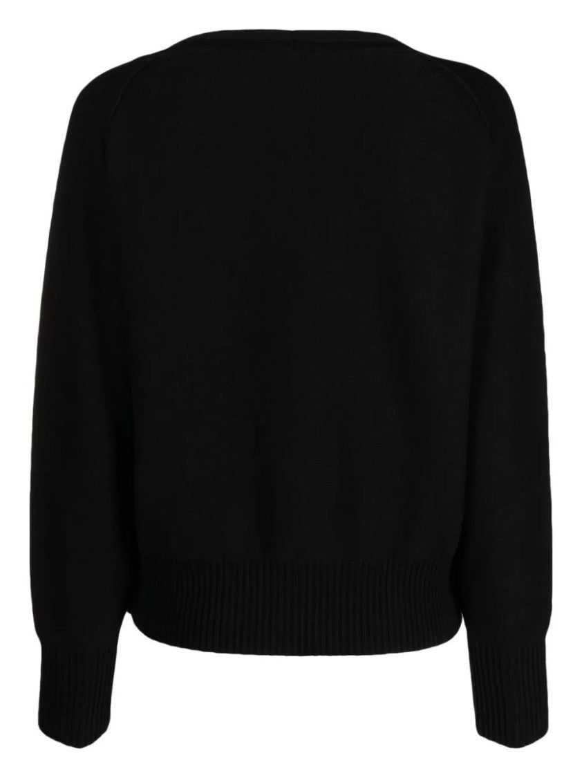 Dkny L/S Seamed Shoulder Sweater