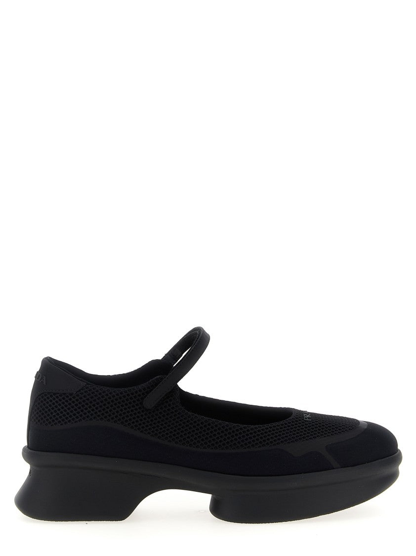 Prada Mesh Ballet Flats