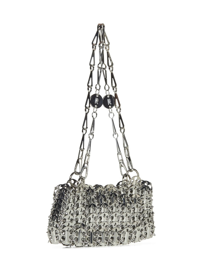 Rabanne Shoulder Bag With Silver Metal Discs