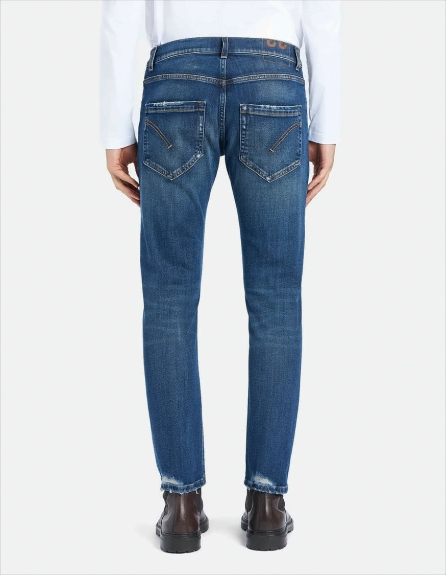 Dondup Straight-Leg Denim Jeans With Traditional Five-Pocket Design