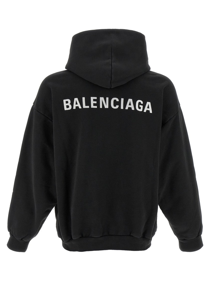 Balenciaga Logo Embroidery Hoodie