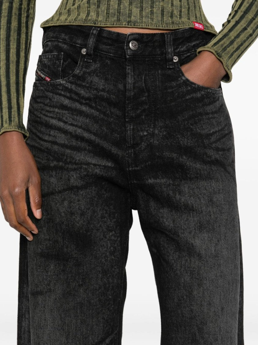 Diesel Classic Straight-Leg Jeans With Mid-Rise Waist