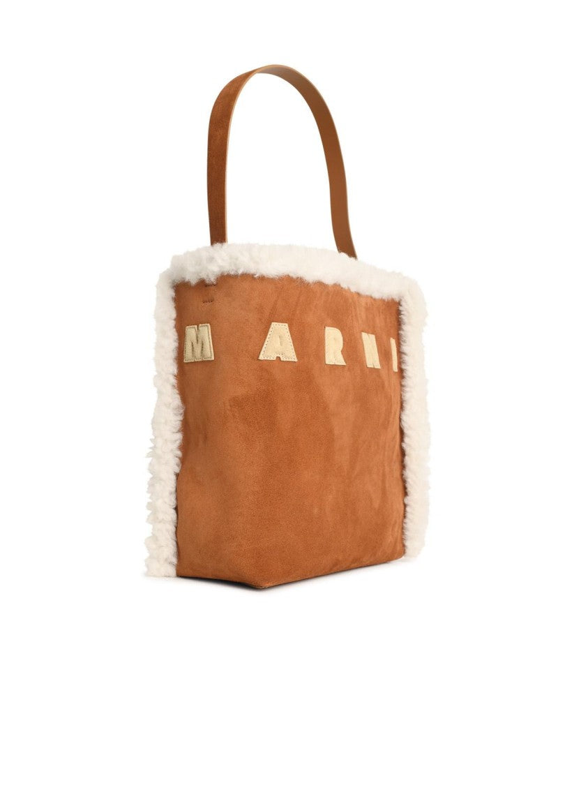 Marni Museo' Brown Suede Bag