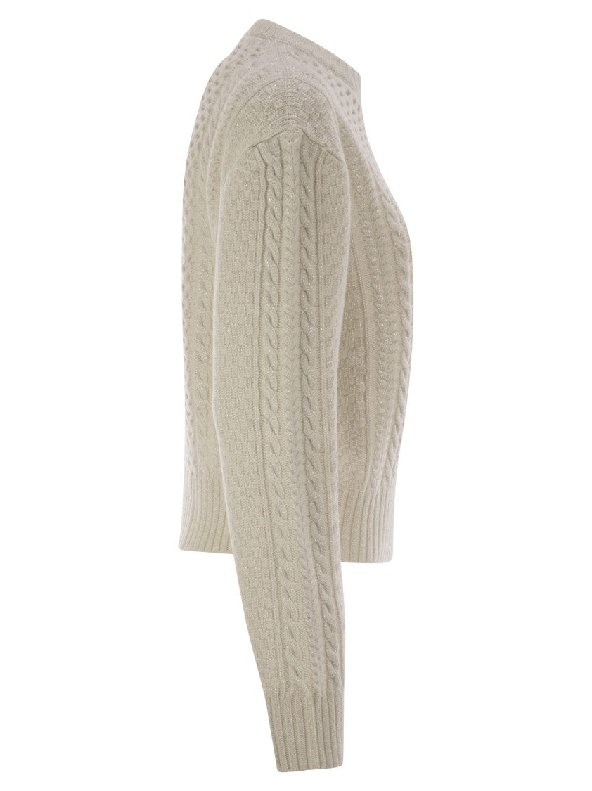 Fabiana Filippi Platinum Fisherman Jersey With Lurex