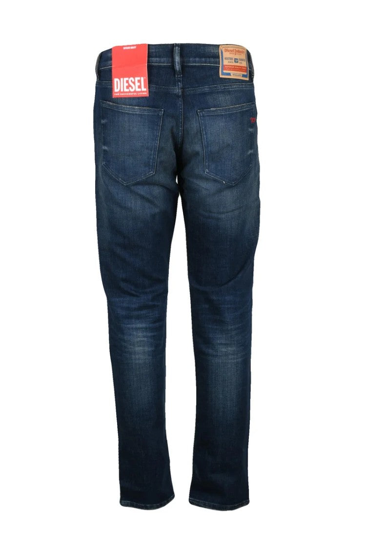 Diesel Blue 2019 D-Strukt Slim Fit Cotton Elastane Jeans