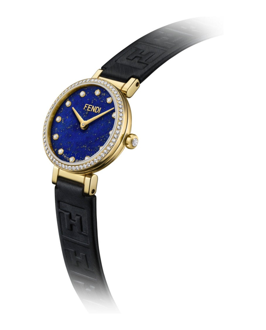 Fendi 19Mm Yellow Gold Fendi Diamond Watch