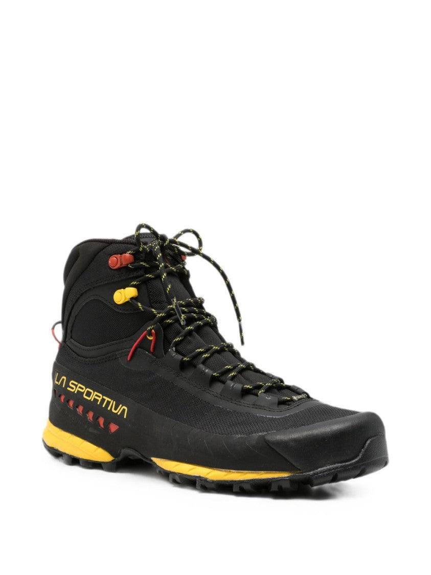 La Sportiva High-Top Black Accent Sneakers