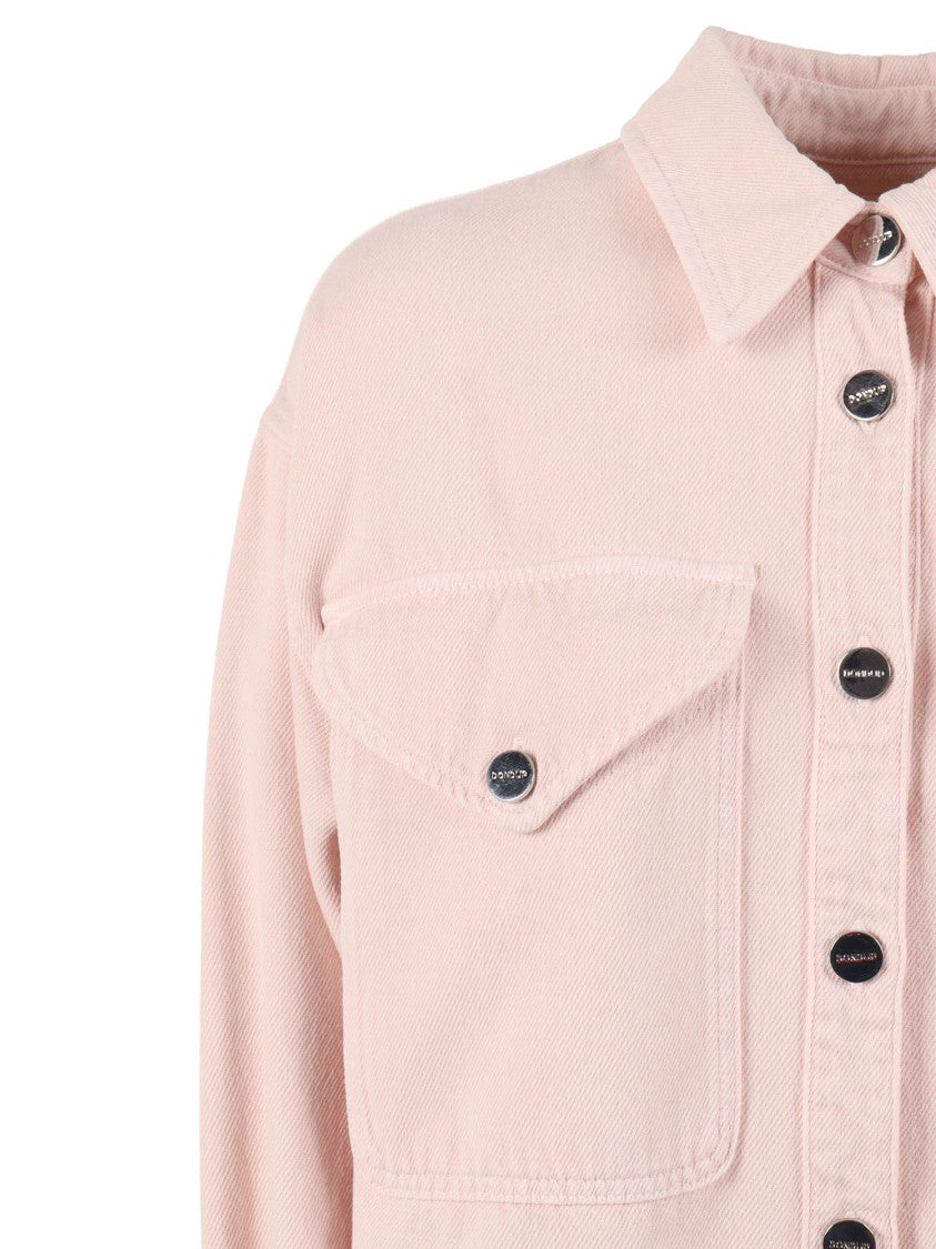 Dondup Light Pink Classic Oversized Shirt