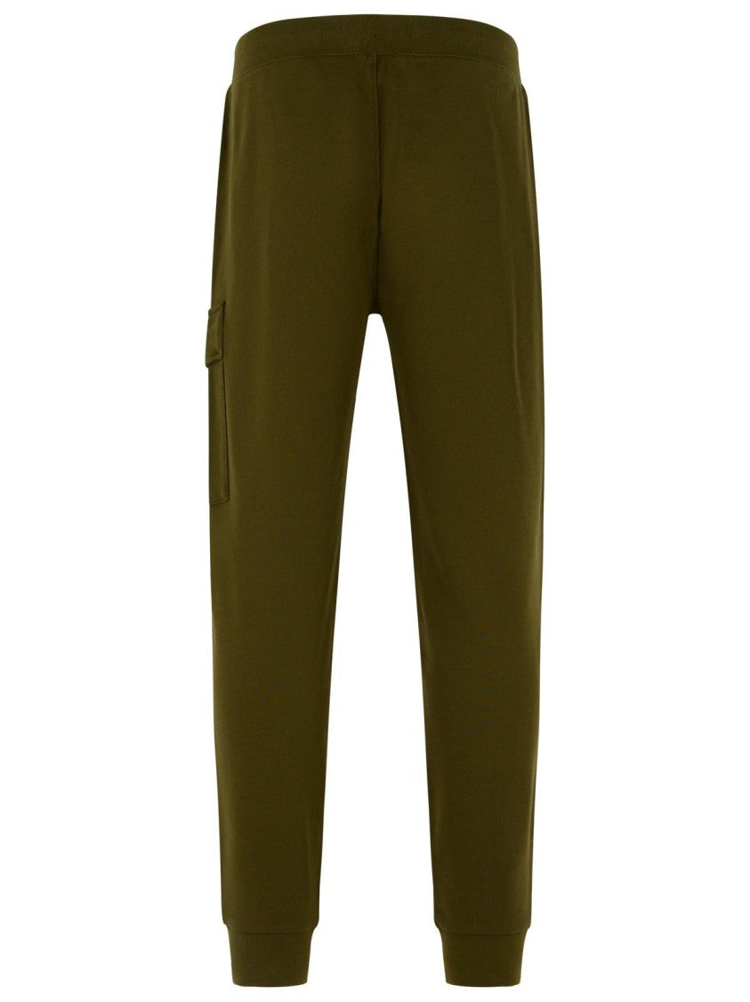 C.P. Company Green Cotton Jogger Pants