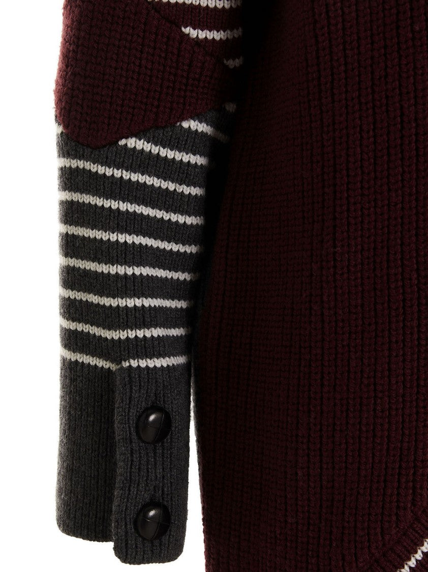 Stella Mccartney Multicolor Striped Coat