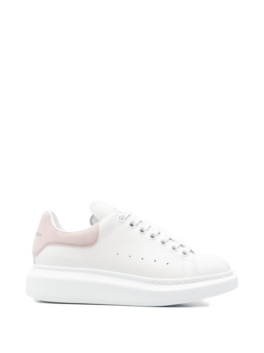 Alexander Mcqueen Minimalist White Sneakers With Chunky Sole