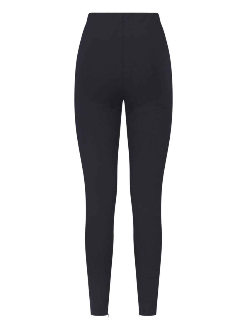 Almada Form-Fitting Black Leggings With Discreet Side Zippers