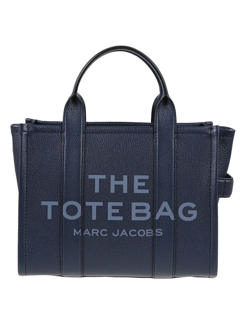 Marc Jacobs Grainy Leather Tote Bag With Engraved Logo