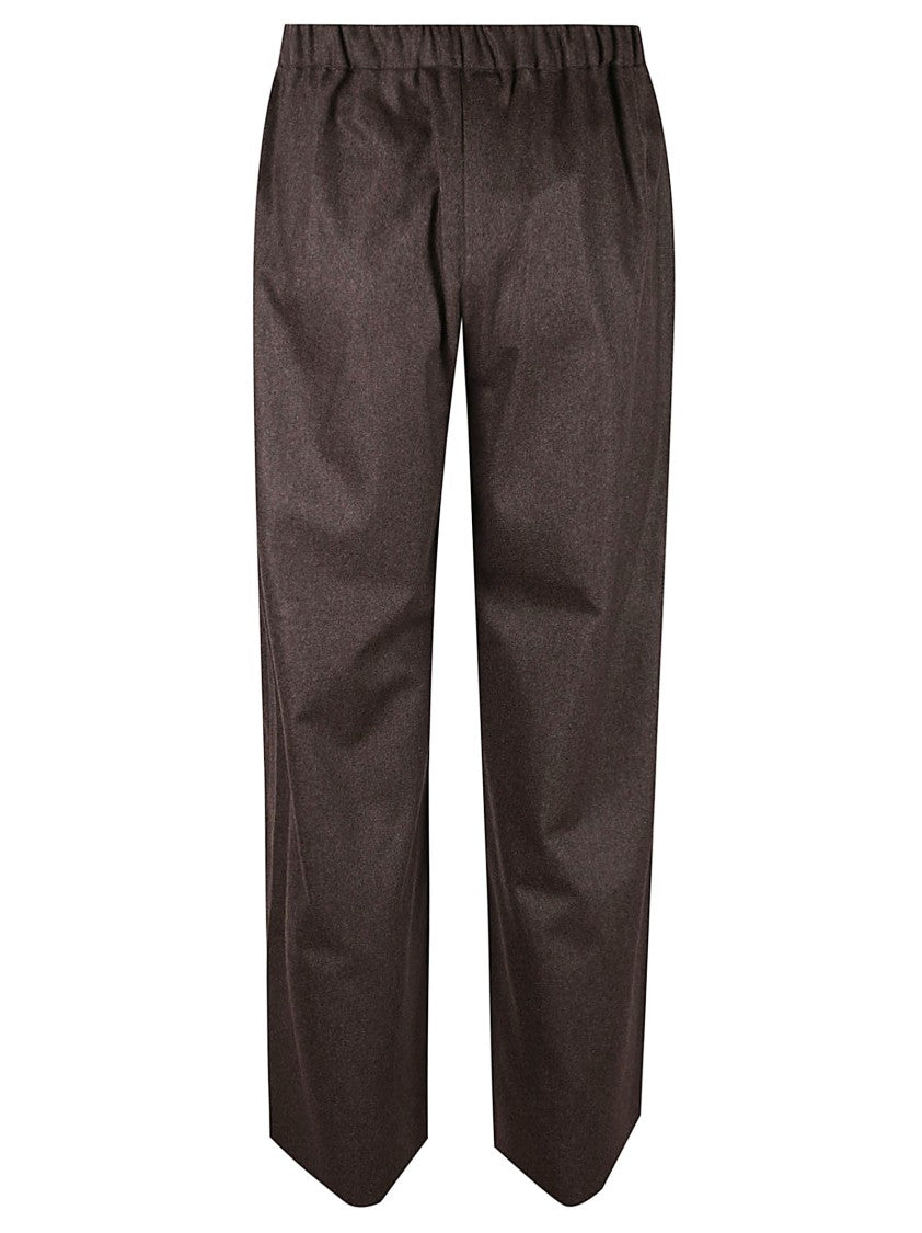 Max Mara Tailored Straight-Leg Trousers With Adjustable Drawstring Waist
