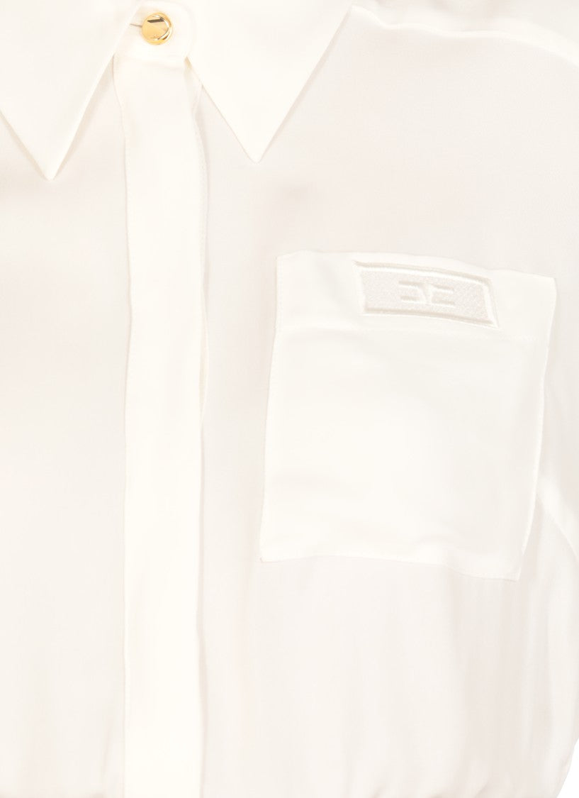 Elisabetta Franchi White Viscose Shirt
