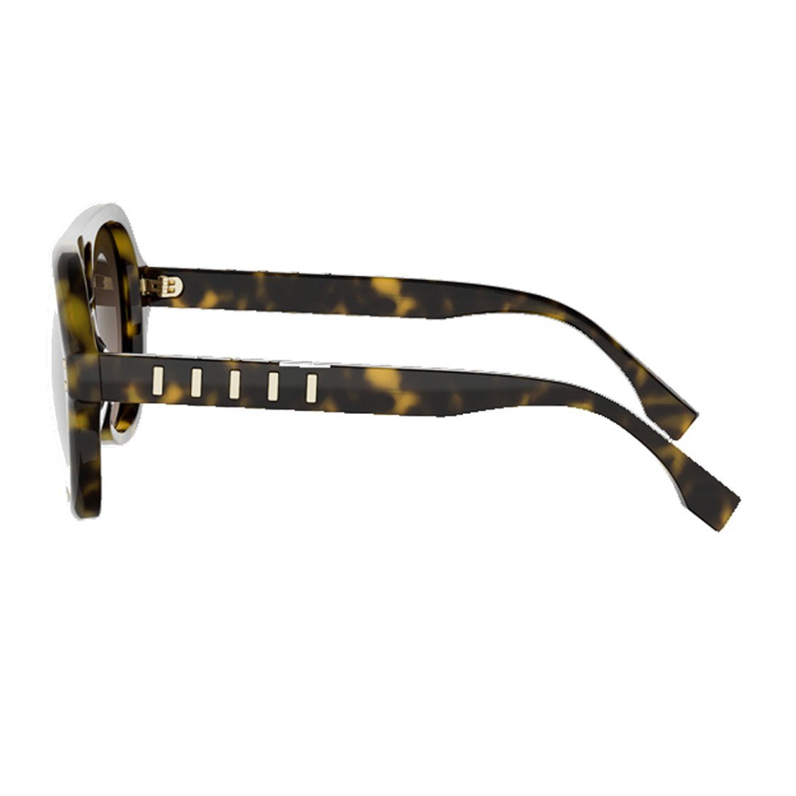 Fendi Havana Five Sisters Acetate Sunglasses