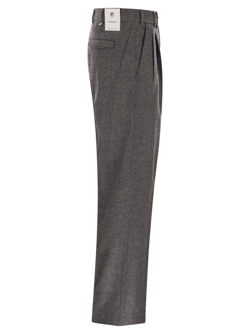 Pt Torino Micheal - Trousers In Virgin Wool
