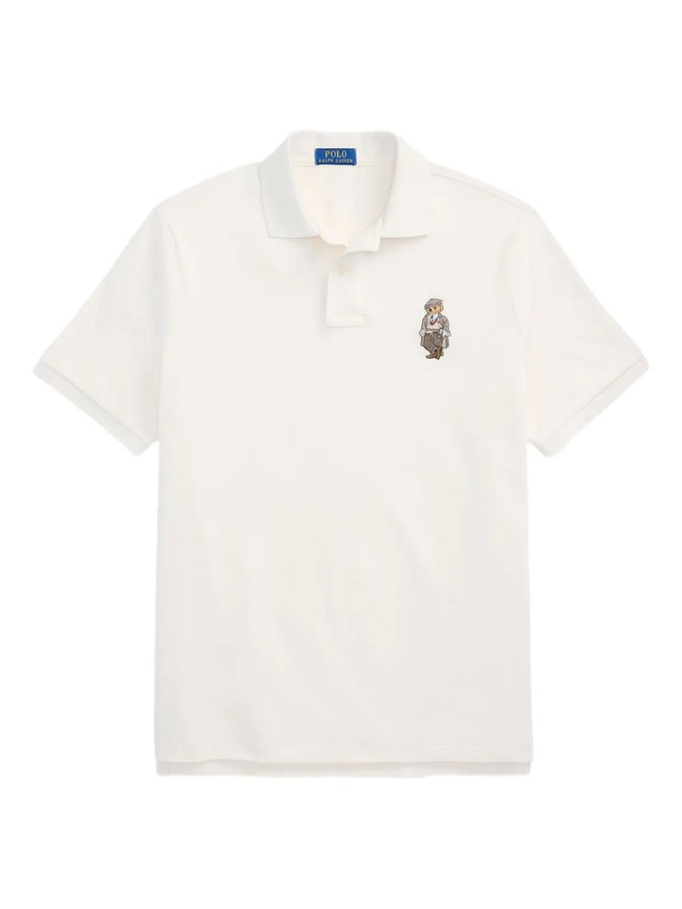 Polo Ralph Lauren White Short-Sleeve Cotton Polo Shirt
