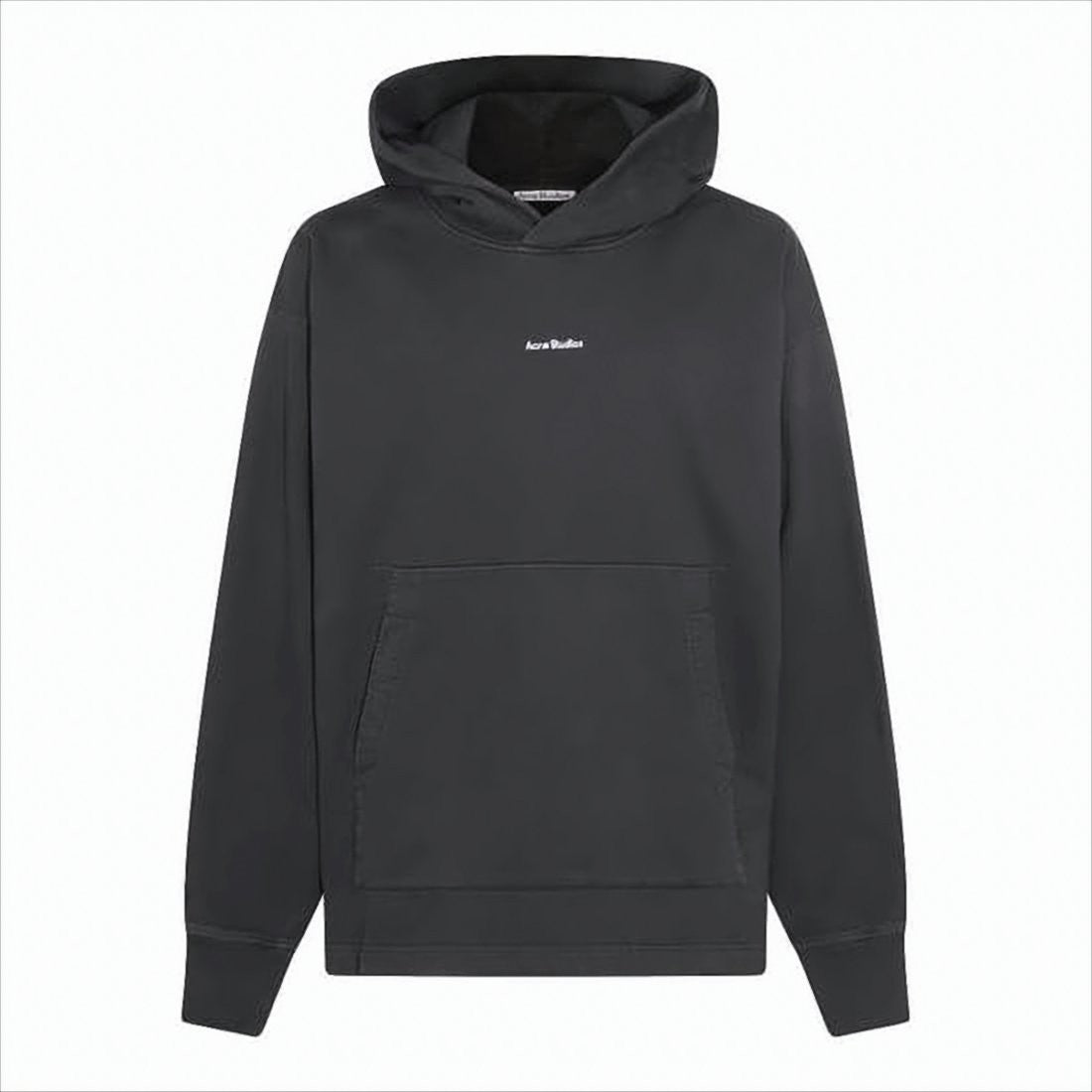 Acne Studios Relaxed-Fit Cotton Hoodie With Subtle Embroidered Logo