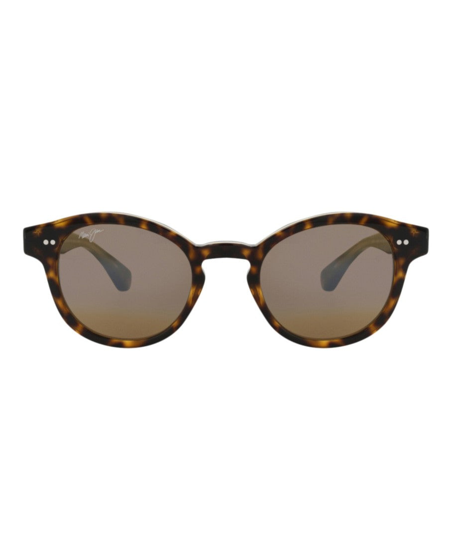 Maui Jim Round-Frame Acetate Sunglasses With Polarized Lenses
