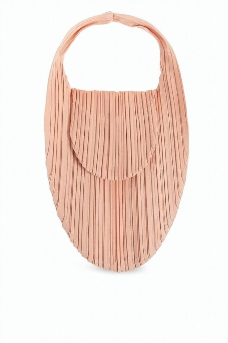 Pleats Please Pleated Texture Tote Bag With Rounded Silhouette