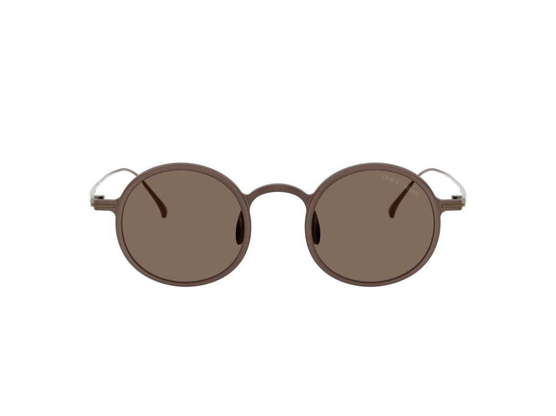 Giorgio Armani 0Ar6173t Titanium Round Sunglasses