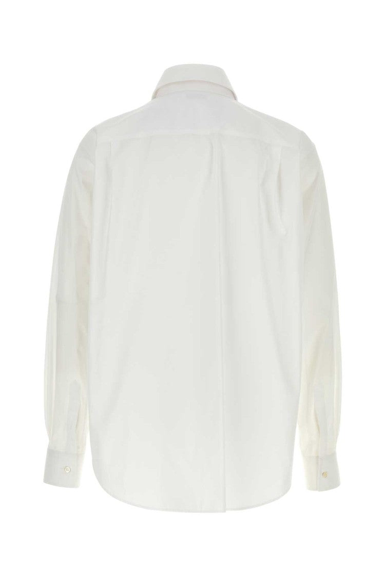 Alexander Mcqueen White Poplin Shirt