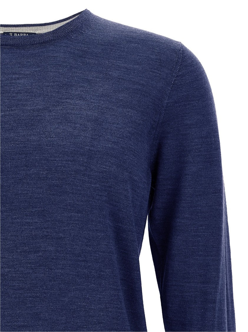 Barba Crew-Neck Sweater In Wool