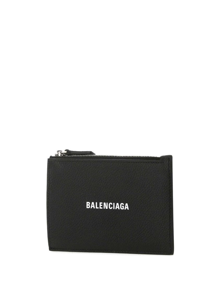 Balenciaga Large Grained Calfskin Coin And Card Holder