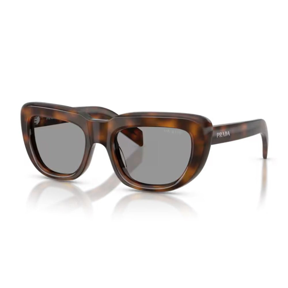 Prada Butterfly-Shaped Acetate Sunglasses With Geometric Design