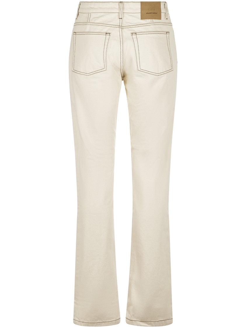 Ami Flared Leg Denim Jeans