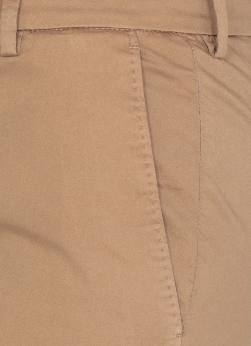 Pt Torino Tailored Brown Cotton Pants