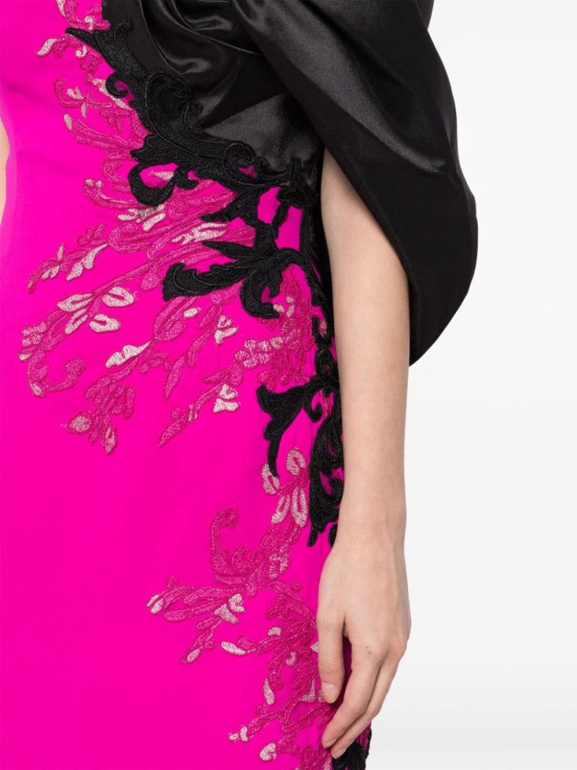 Saiid Kobeisy Crepe Straight Fit Dress