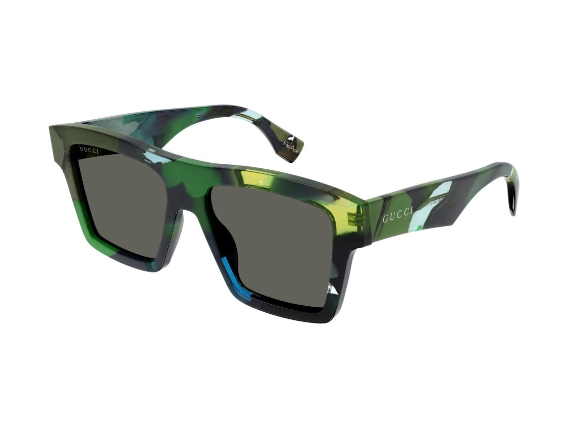Gucci Gg1623s Marbled Oversized Square Sunglasses
