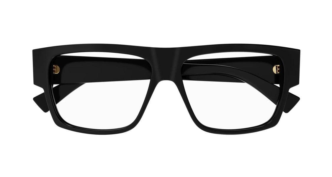 Bottega Veneta Eyeglasses Bv1290o 001 Black Black Transparent 56/14/145