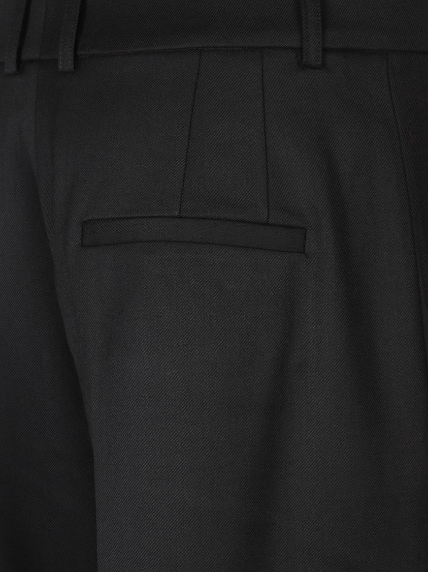 The Frankie Shop Straight Leg Trousers With Front Pleat