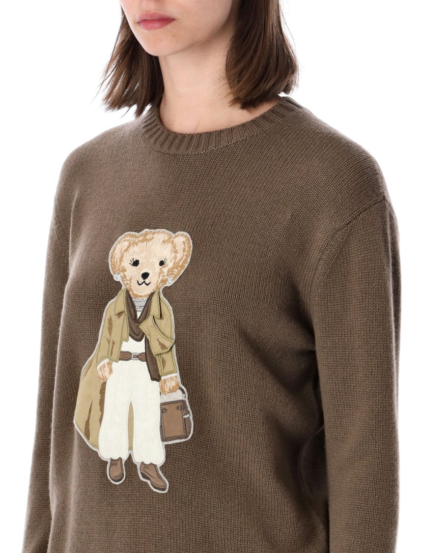 Polo Ralph Lauren Bear Printed Knit Sweater