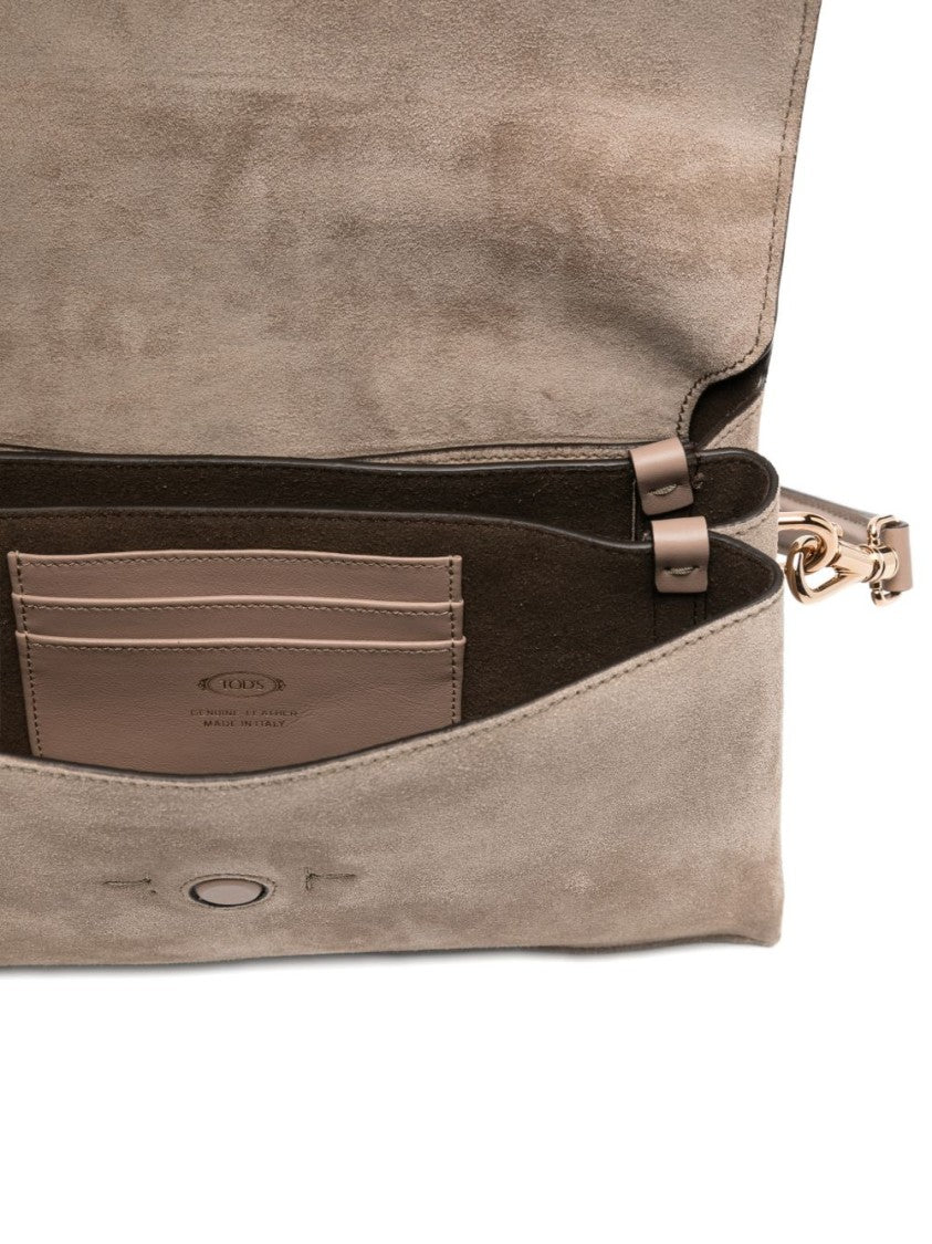 Tod's Structured Suede Bag