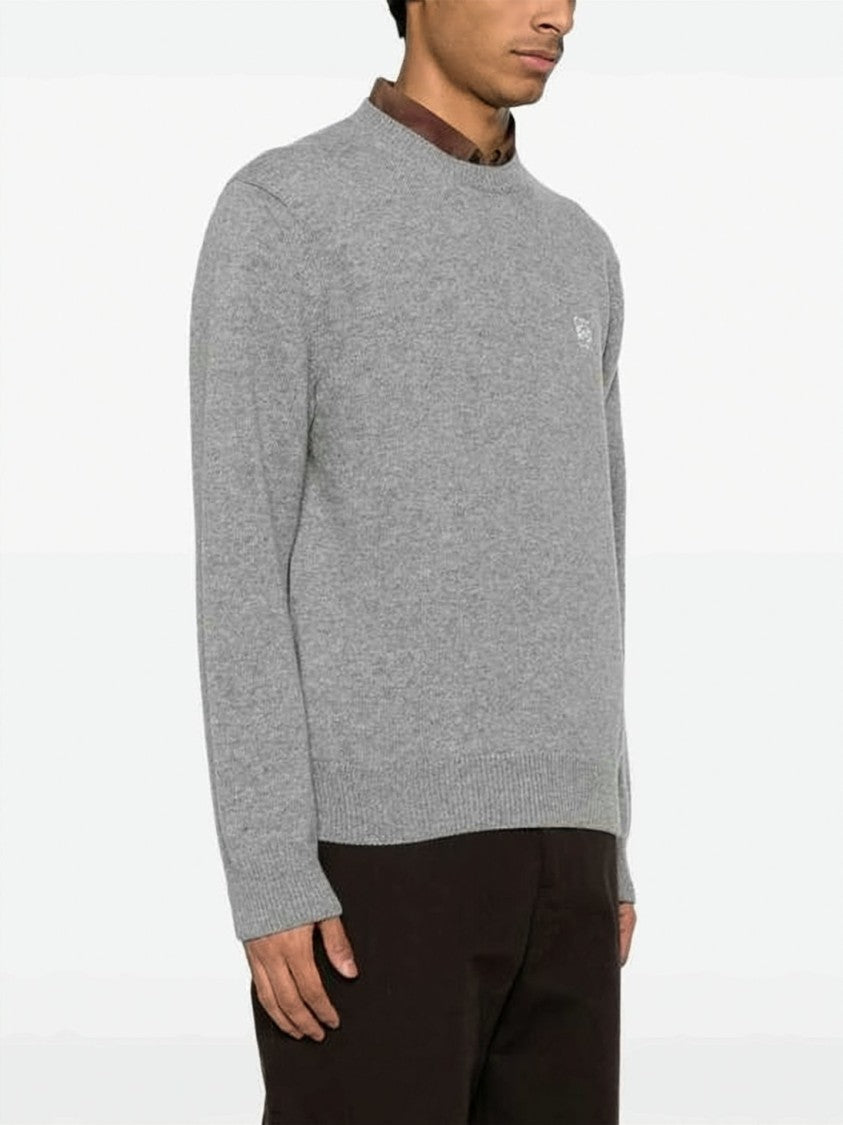 Loewe Medium-Weight Wool Sweater With Crew Neckline