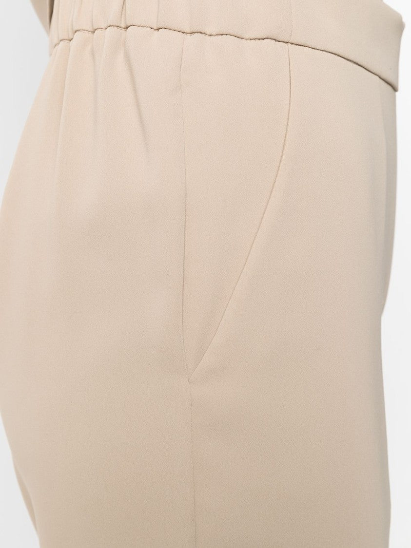 Parosh Wide-Leg Trousers With Clean Front