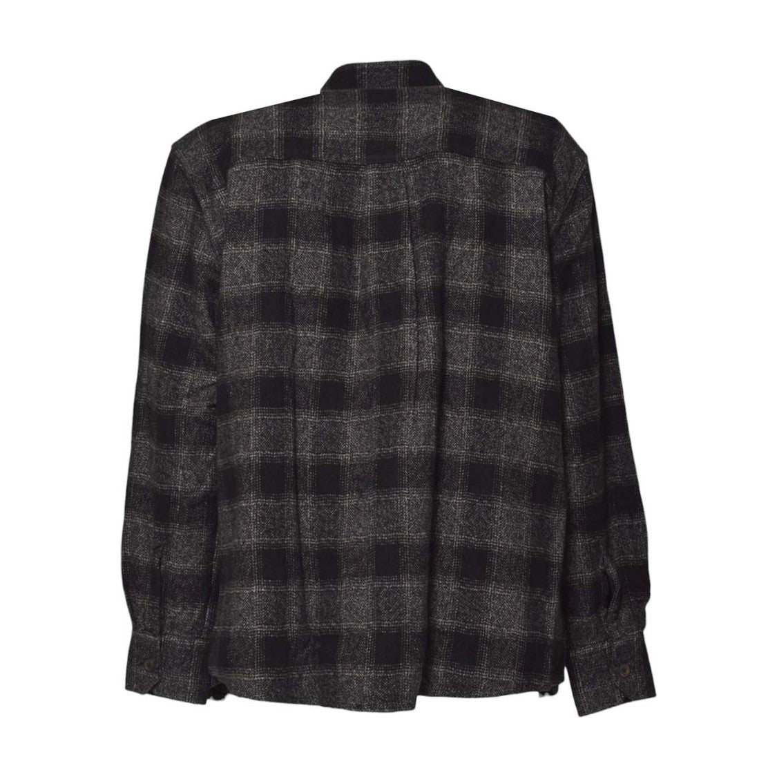 Our Legacy Checkered Long-Sleeve Button-Up Shirt With Textured Fabric
