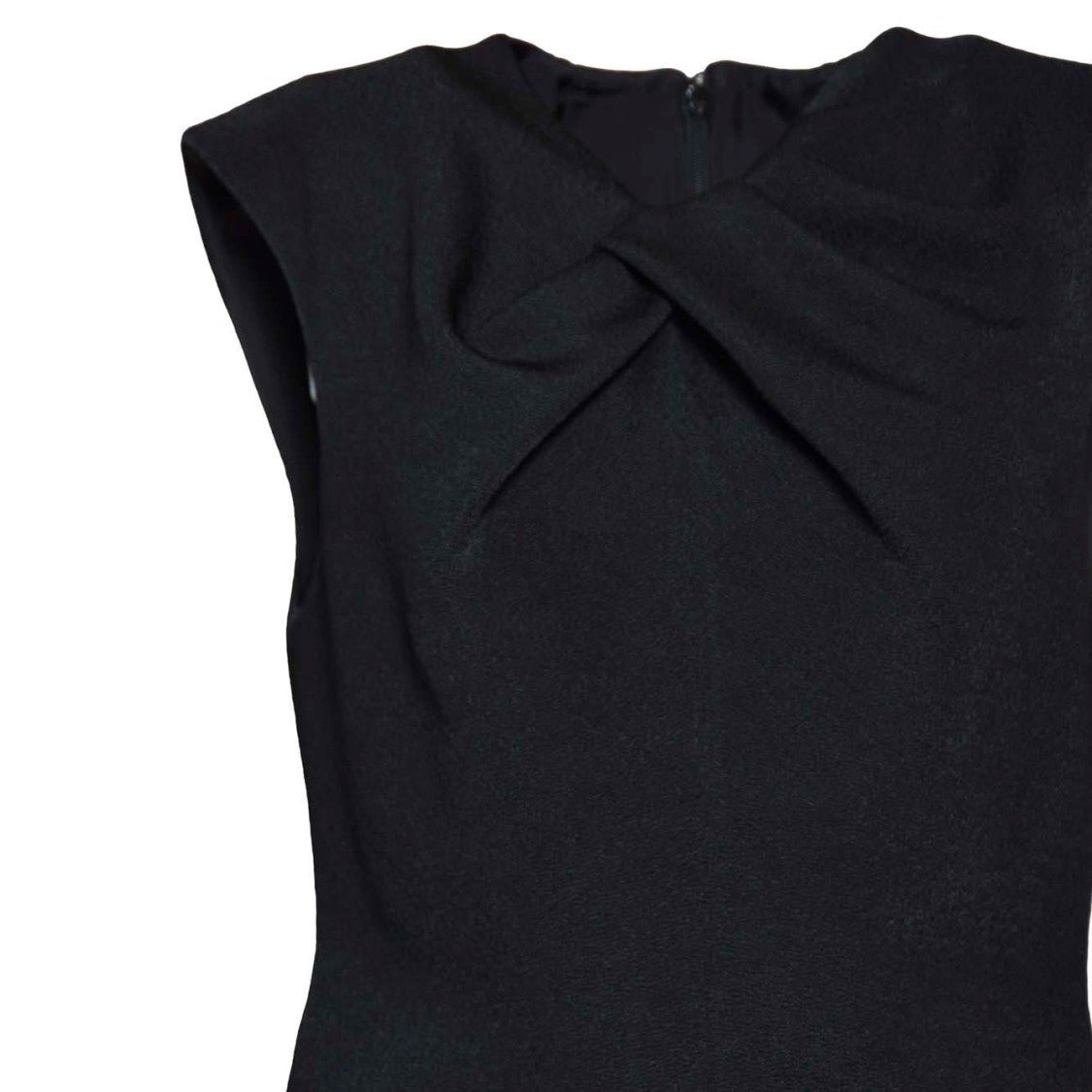 Jil Sander Black Viscose Top With Drape
