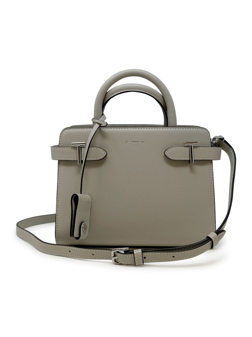 Le Tanneur Temi1606s11 Grey Leather Pm Casual Bag
