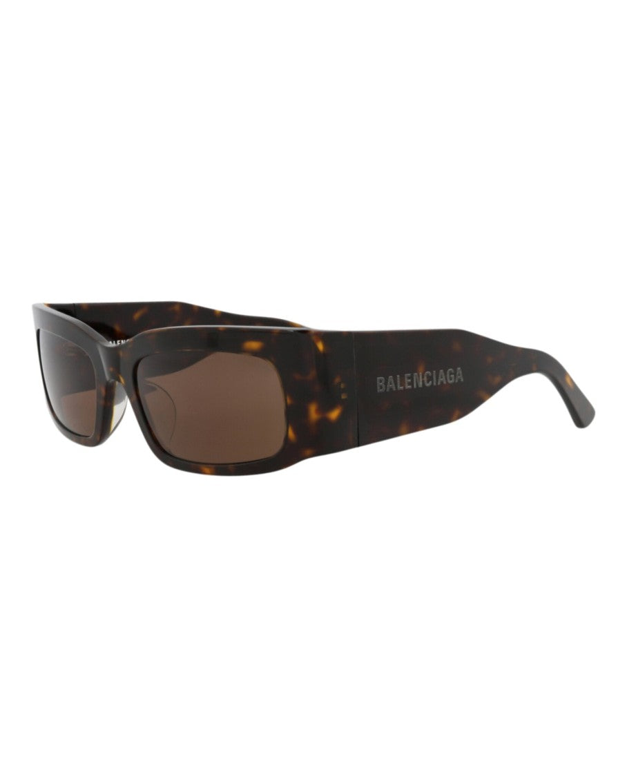 Balenciaga Square-Frame Recycled Acetate Sunglasses With Tortoiseshell Pattern