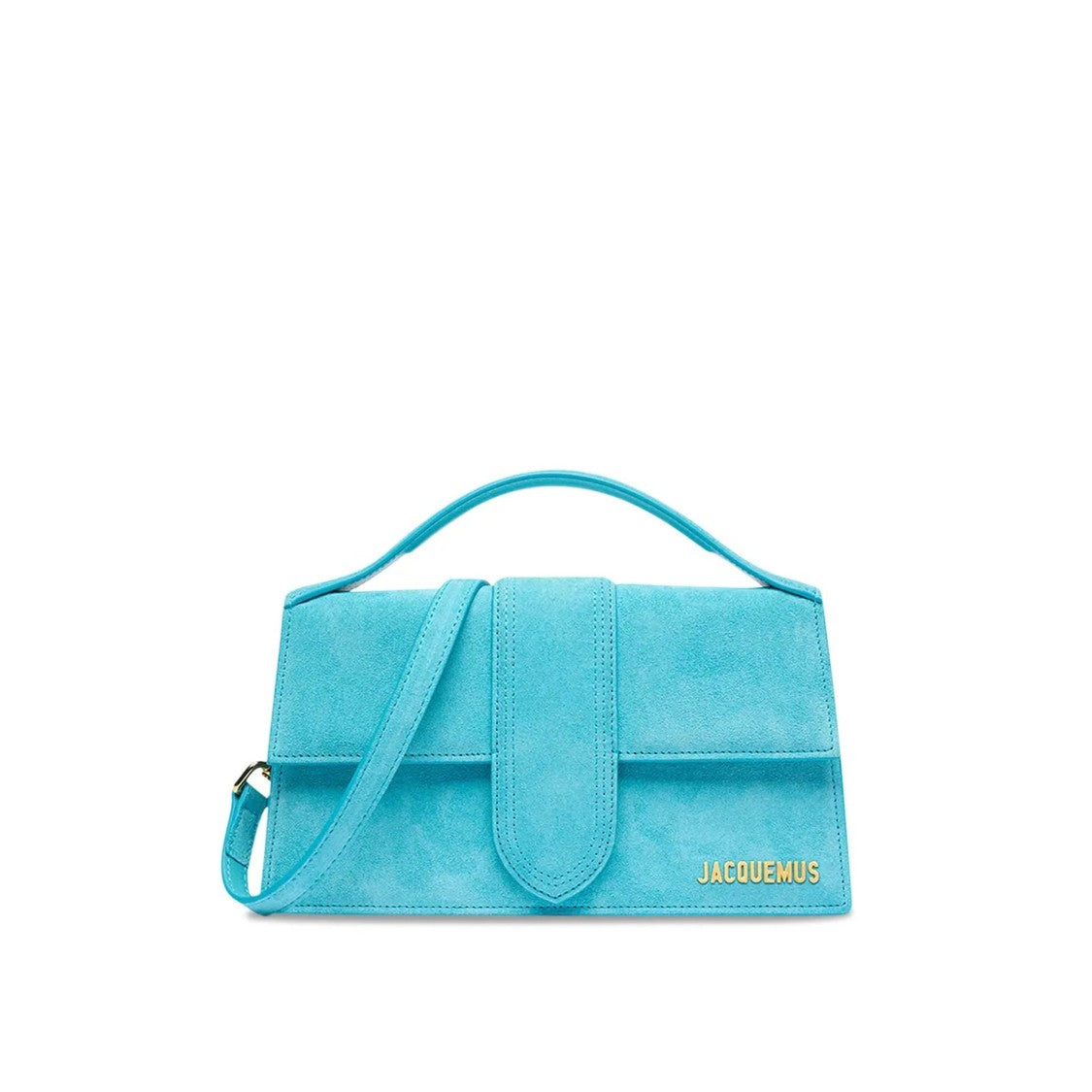 Jacquemus Suede Effect Structured Shoulder Bag With Detachable Strap