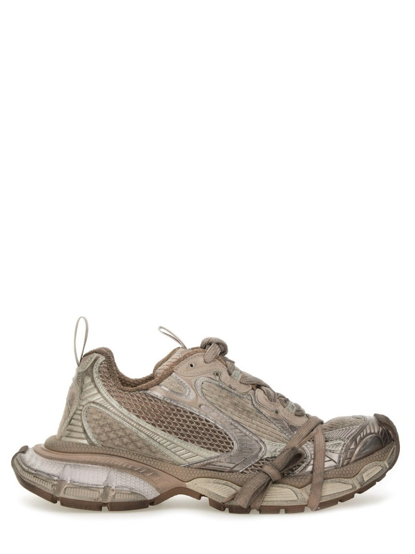 Balenciaga Layered White Chunky Sneakers With Modern Design