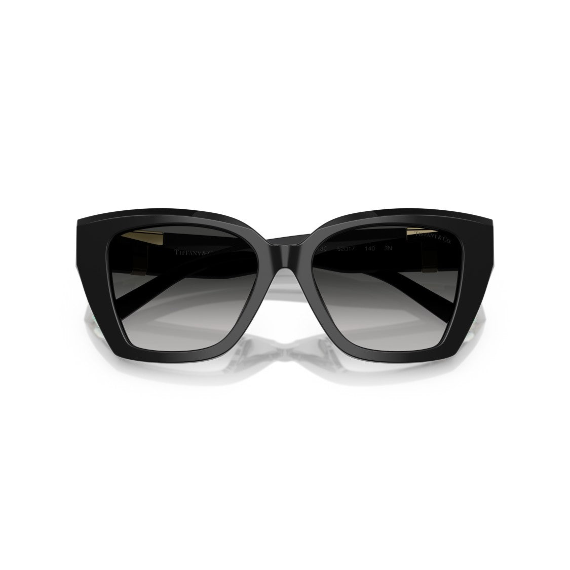 Tiffany & Co. Oversized Square Frame Sunglasses With Gold-Tone Accents