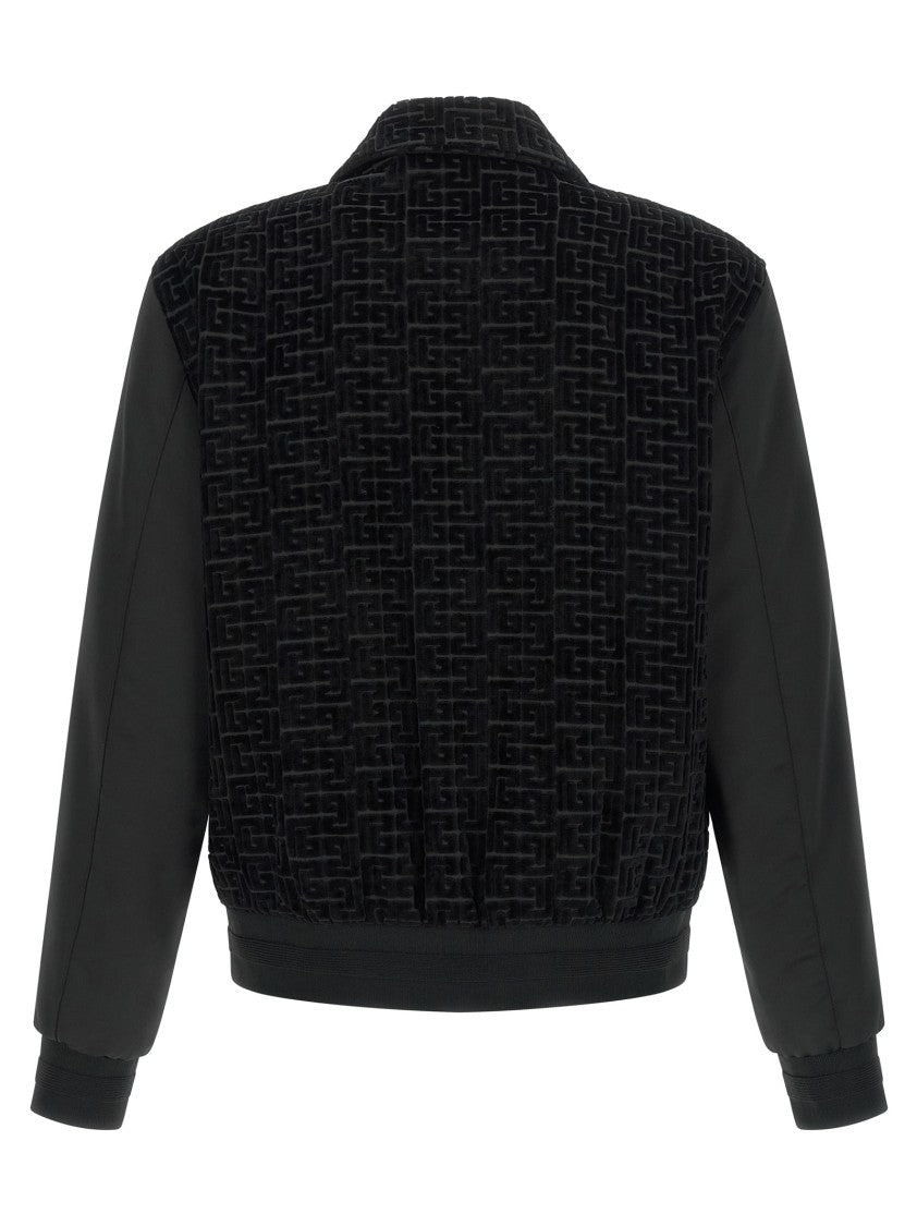 Balmain Velvet Bomber Jacket