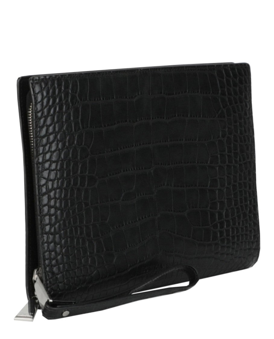 Bottega Veneta Alligator Document Holder